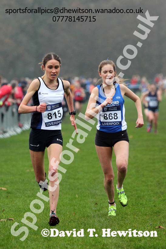 Senior women's European Cross Country Trials, Sefton Park, Liverpool. Photo: David T. Hewitson/Sports for All Pics